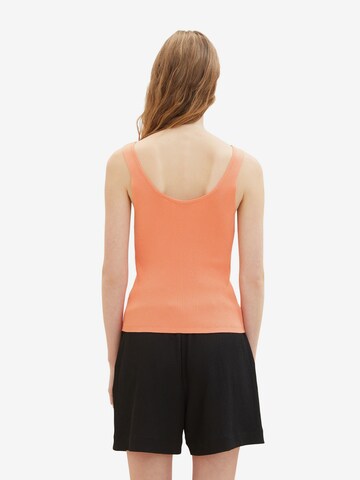 TOM TAILOR DENIM - Top de punto en naranja