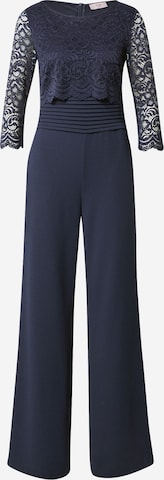 VM Vera Mont Jumpsuit in Blauw: voorkant