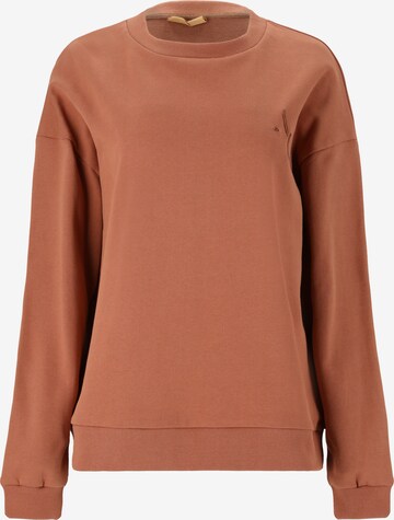 Athlecia Athletic Sweatshirt 'Lia' in Brown: front