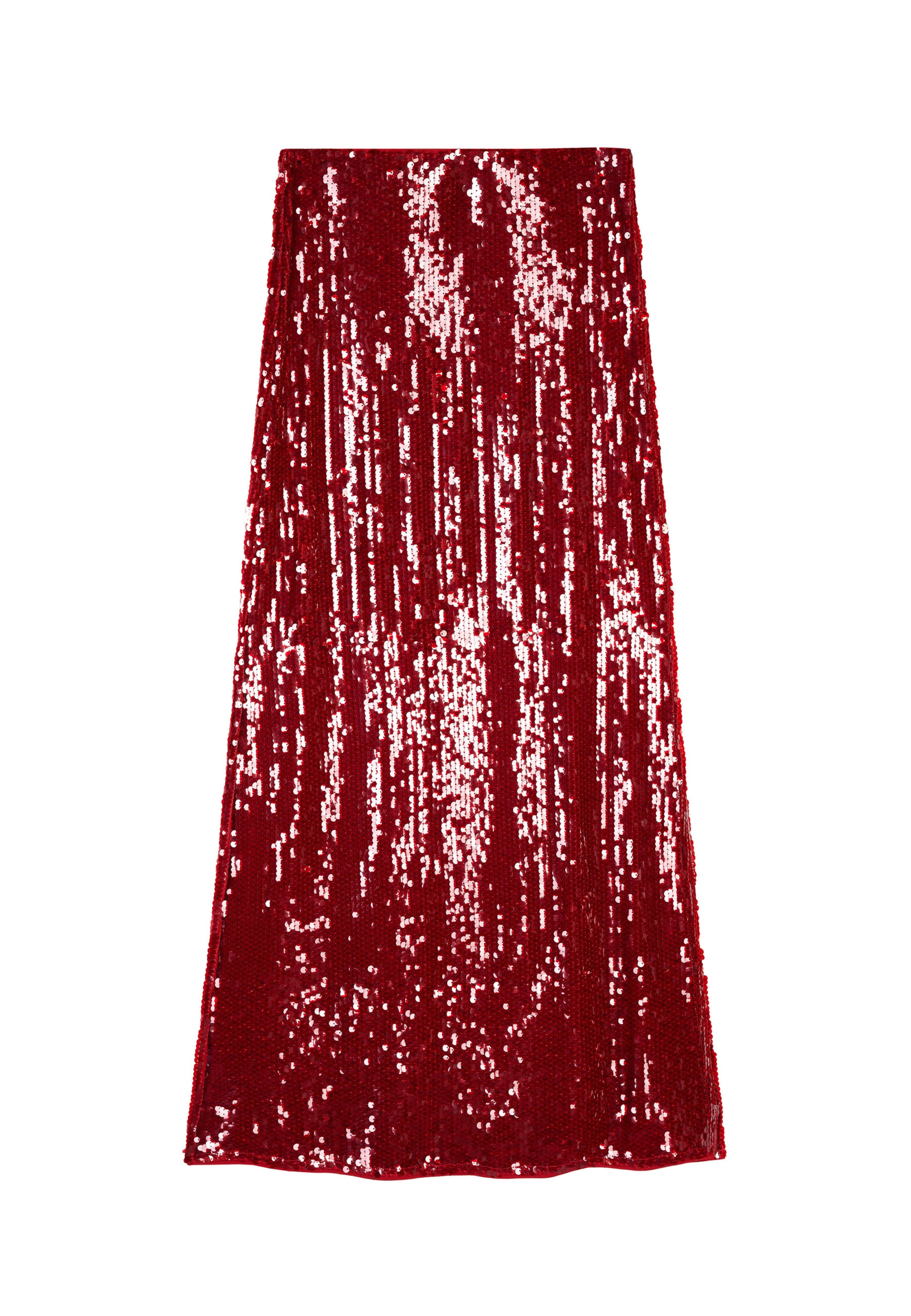 OH APRILSuknja 'Nika' - crvena boja: prednji dio