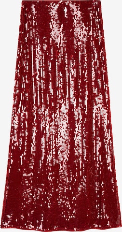 OH APRILSuknja 'Nika' - crvena boja: prednji dio