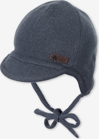 STERNTALER Beanie in Blue: front