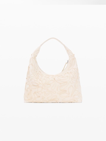 Desigual Torebka 'Large Raffia Flower' w kolorze biały