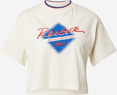 Reebok Classics Тениска в синьо / червено / естествено бяло, Преглед на продукта