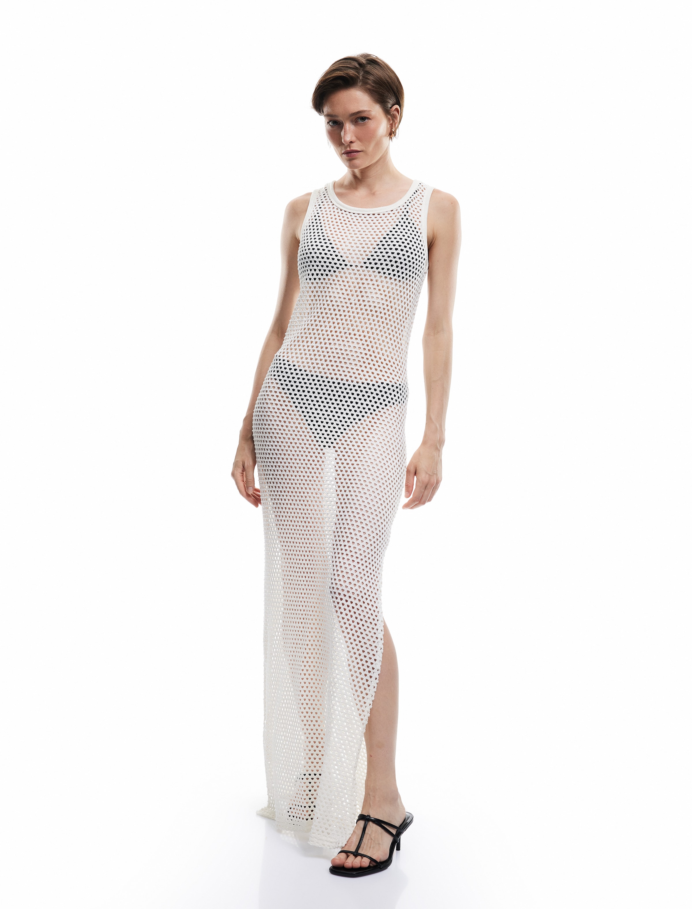 Koton Kleid in Beige: Vorderseite