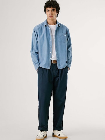 Pepe Jeans Regular fit Overhemd 'Colman' in Blauw