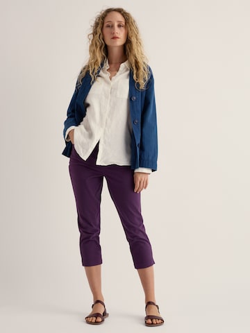 Slimfit Pantaloni 'Albert Quay' di Seasalt Cornwall in lilla