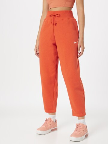 Regular Pantalon Nike Sportswear en rouge : devant