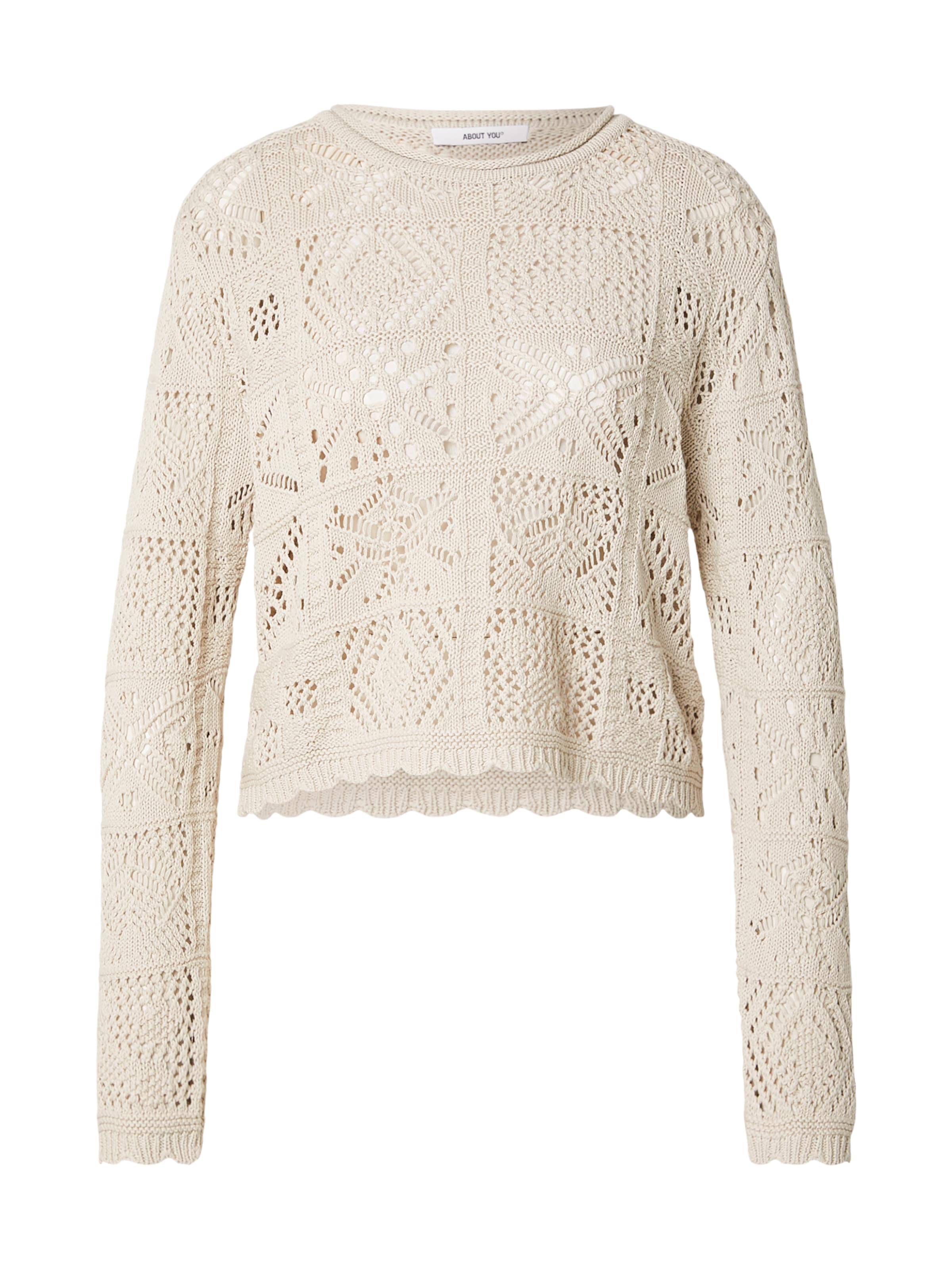 ABOUT YOU Pulóver 'Tenea' - fehér: elől