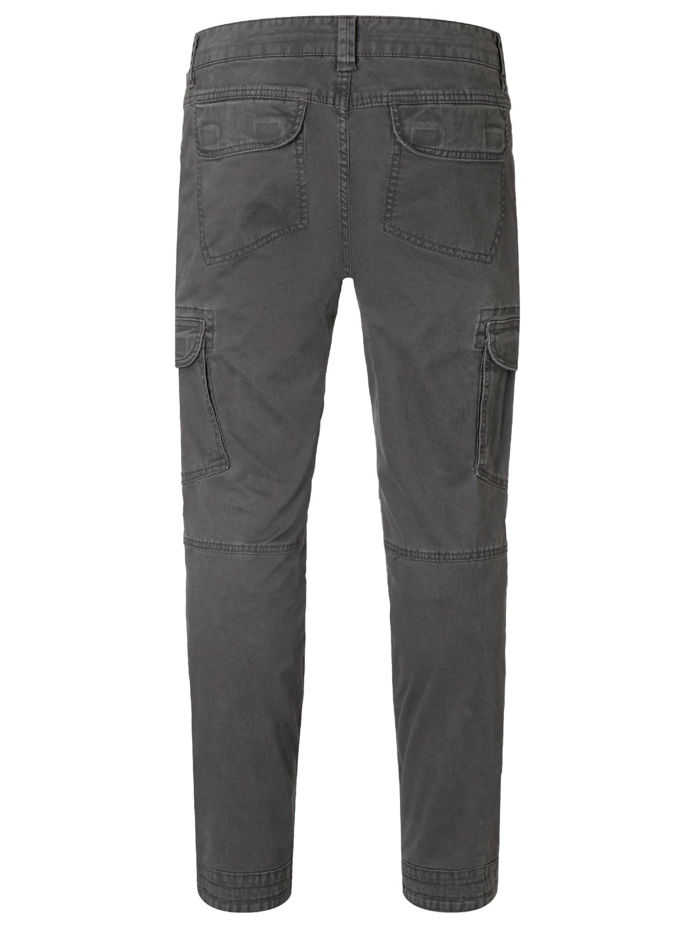 TIMEZONE Skinny Cargo Pants 'Regular BenTZ' in Grey