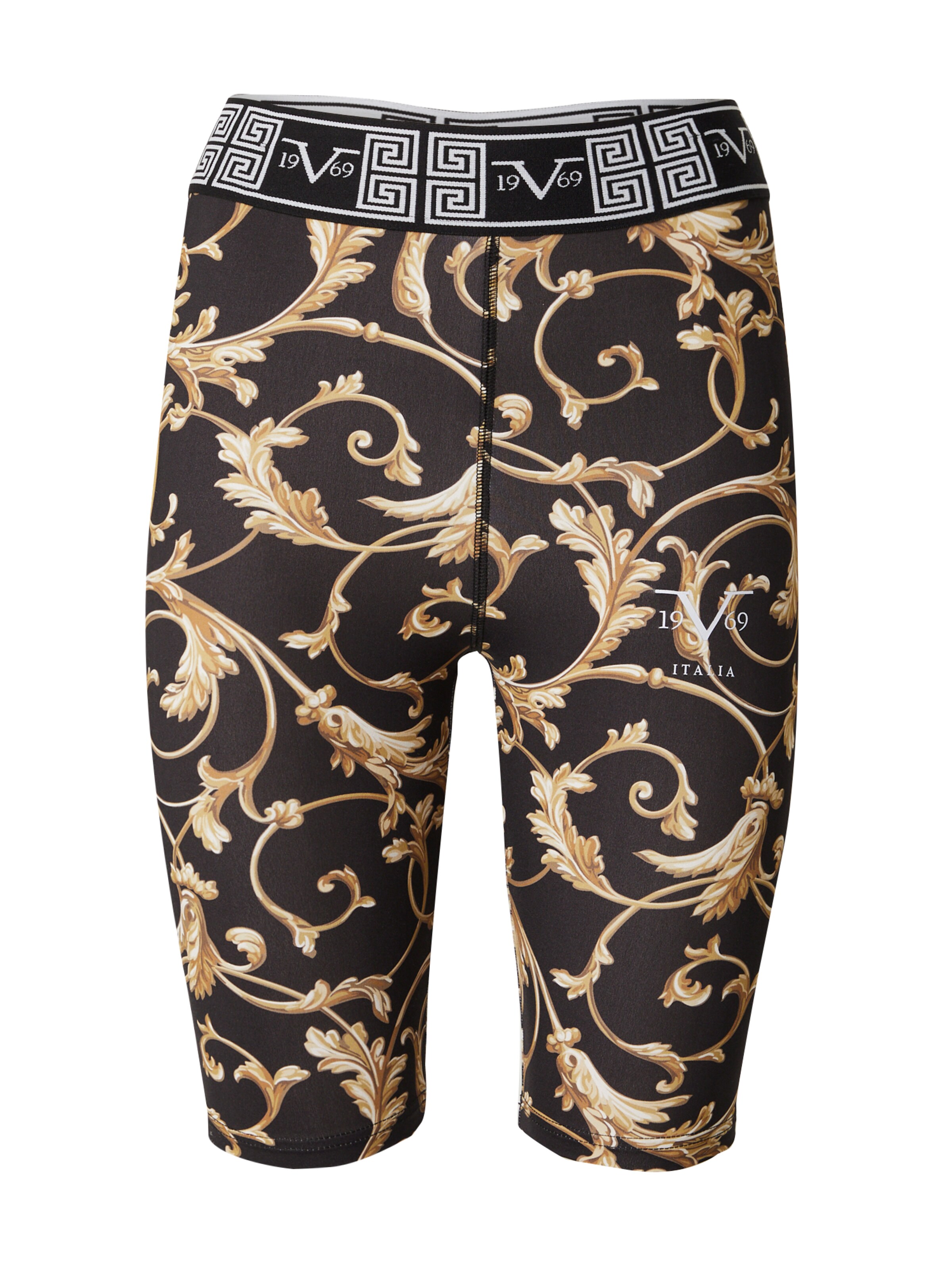 19V69 ITALIA Skinny Παντελόνι φόρμας 'ALINA' σε καφέ: μπροστά