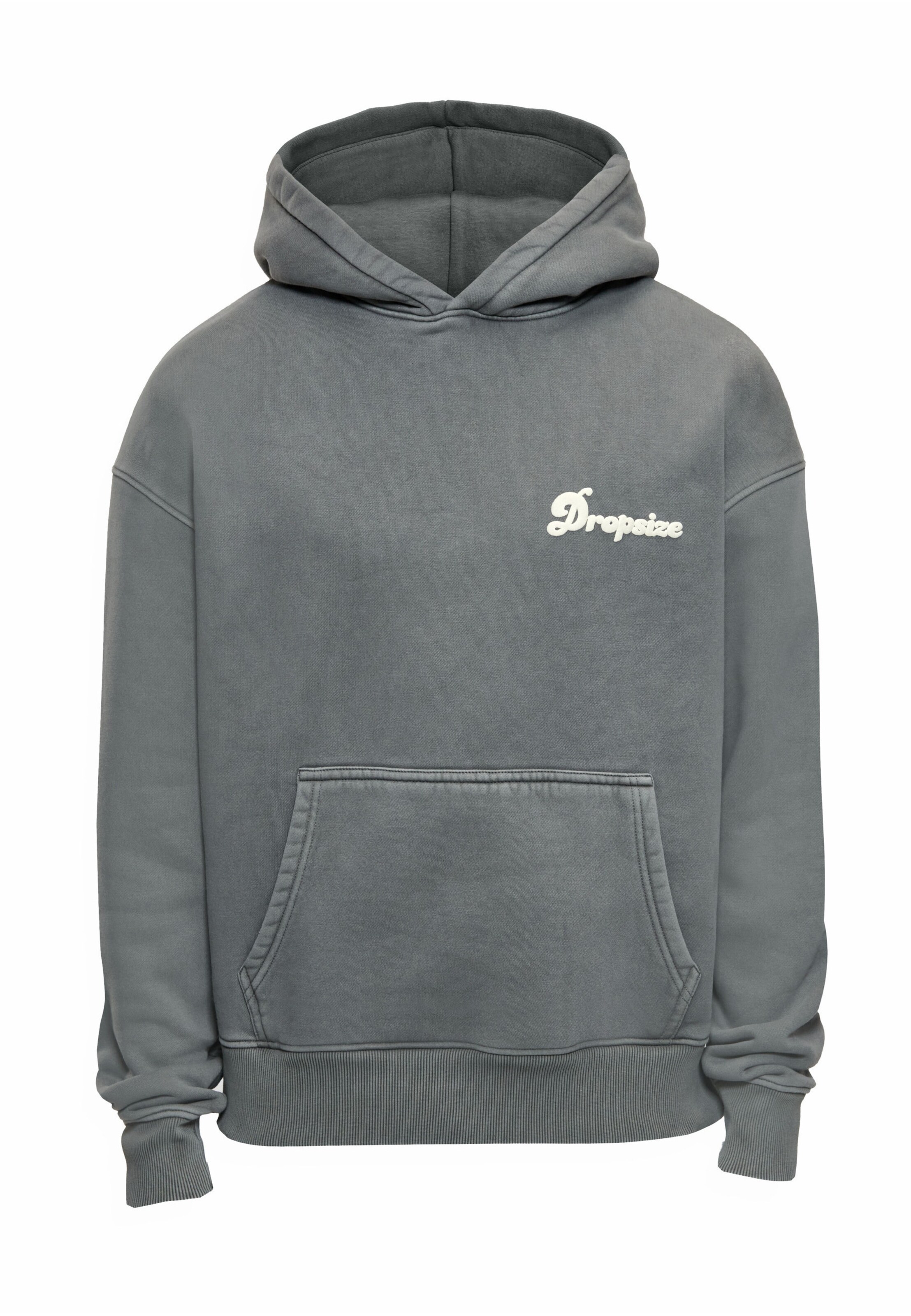 Dropsize Sweatshirt in Grau: Vorderseite