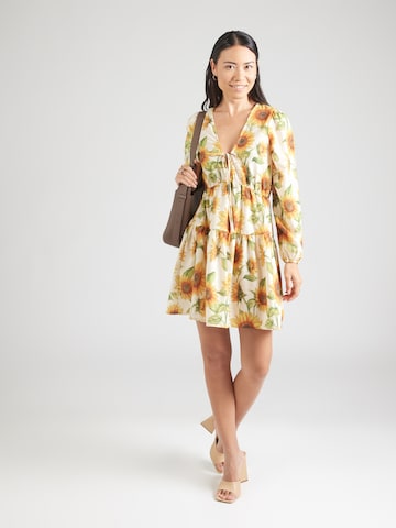 VERO MODA Kleid 'VMBIRDIE' in Weiß: Vorderseite