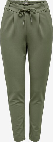 Coupe slim Pantalon à pince 'Poptrash' ONLY en vert : devant