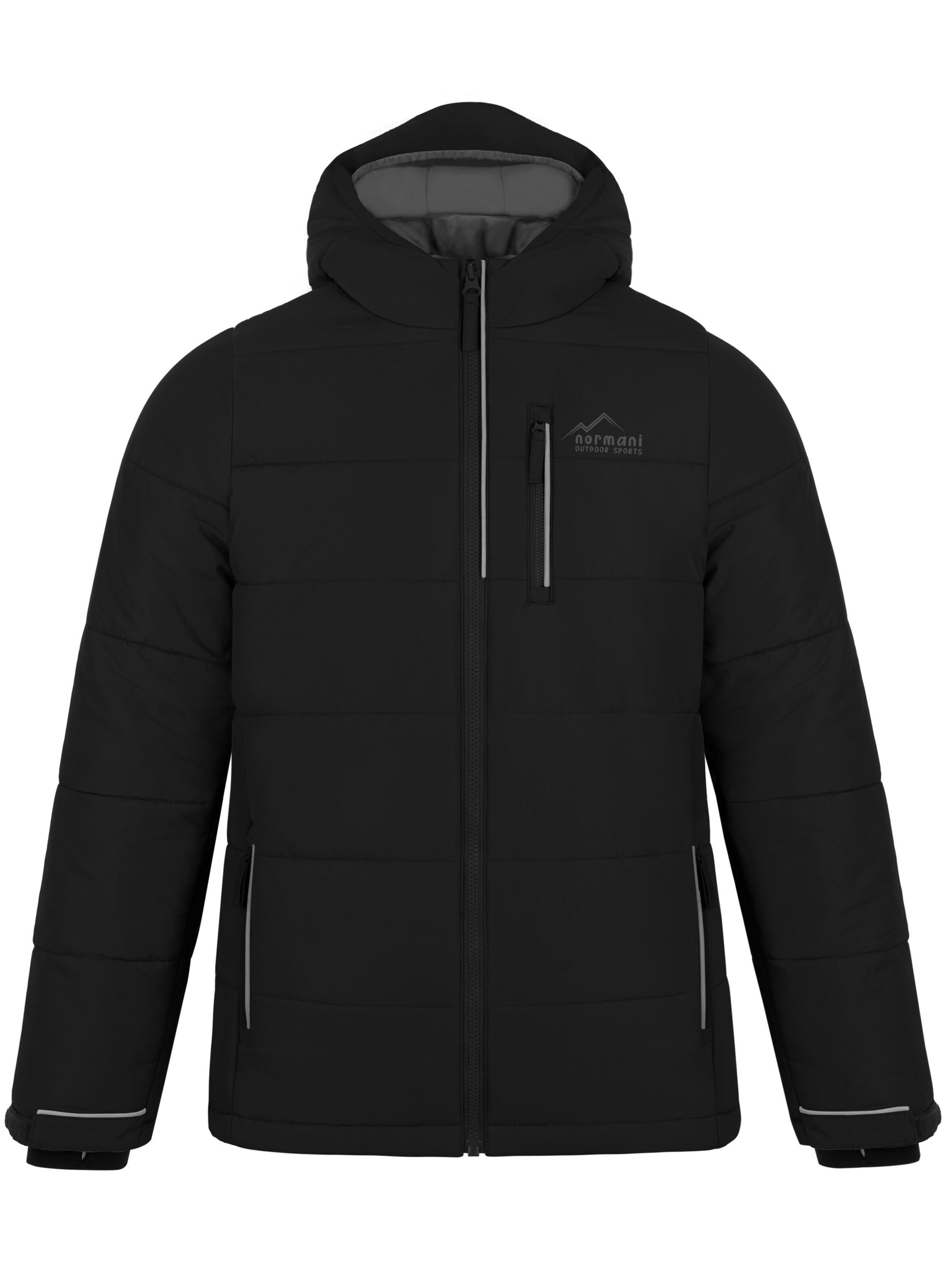 normani Jacke 'Teslin' in Schwarz: Vorderseite