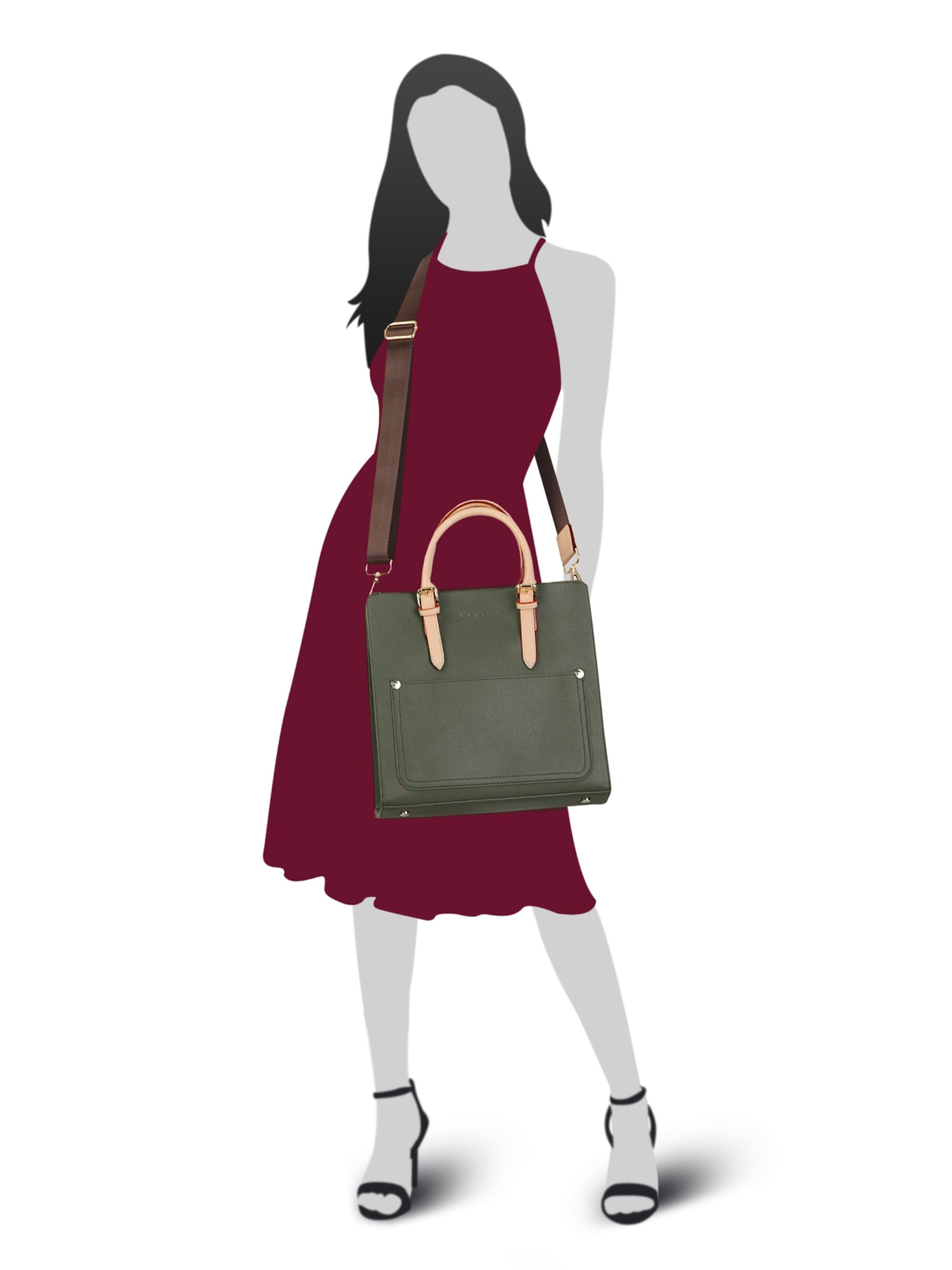 bugatti Handtasche 'ELLA'‌‌‌‌‌‌ in Grün