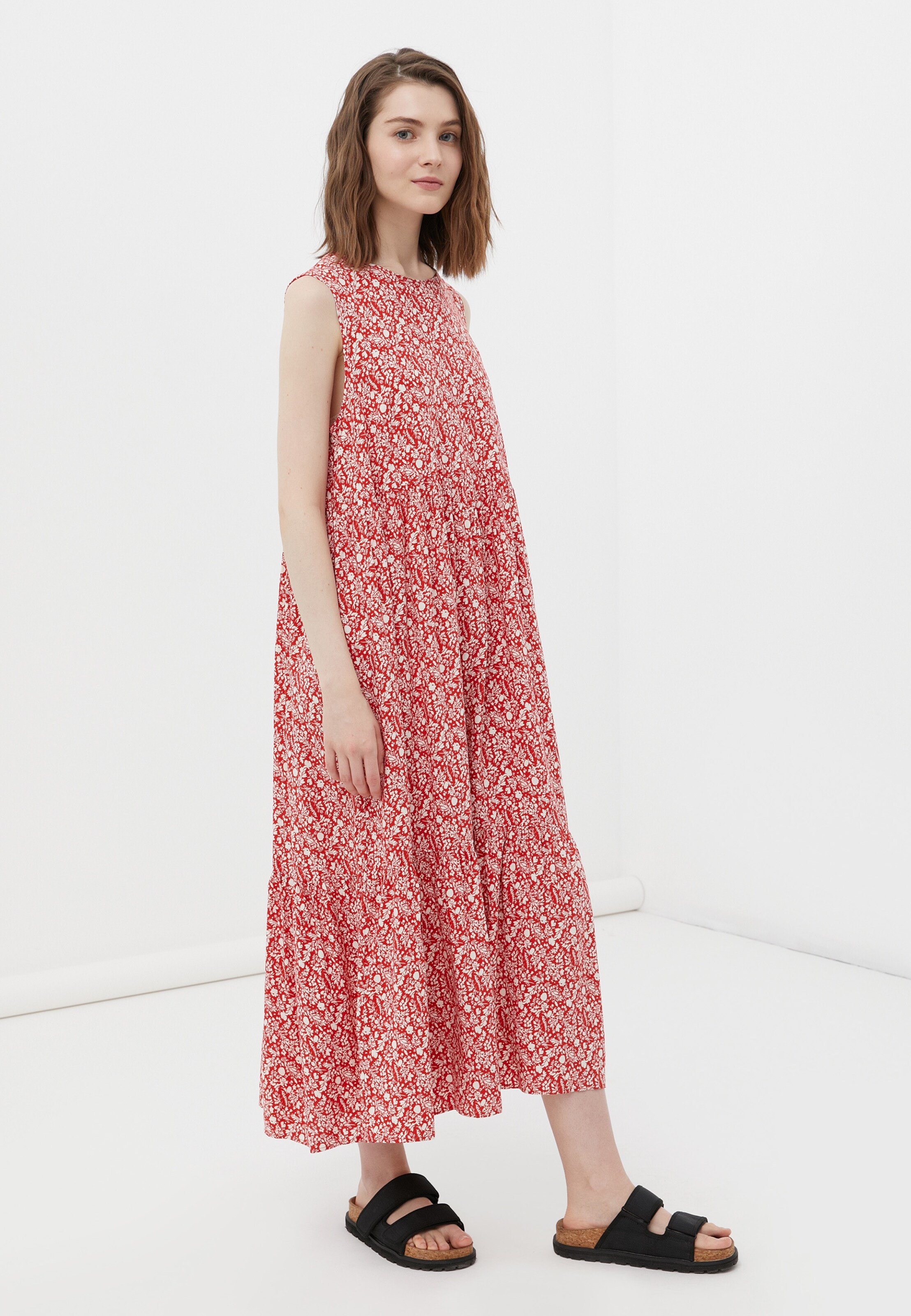 Frauen Große Größen Finn Flare Sommerkleid in Rot - TL76700 Frauen Große Größen Finn Flare Sommerkleid in Rot - TL76700