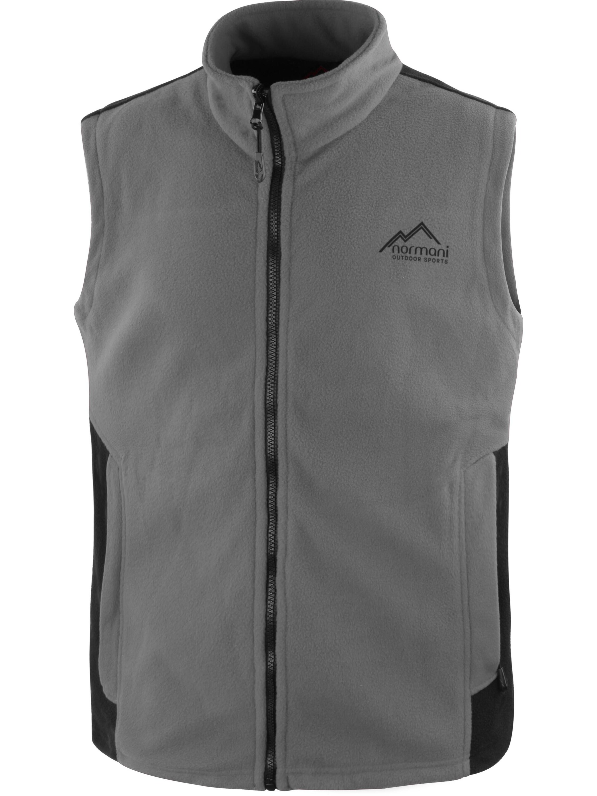 normani Bodywarmer 'Barrie' in Grijs: voorkant
