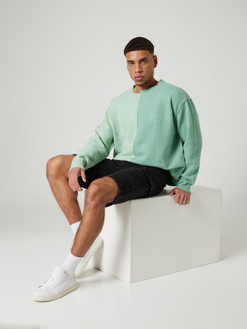 Sinned x ABOUT YOU Sweater 'Lewis' in Green