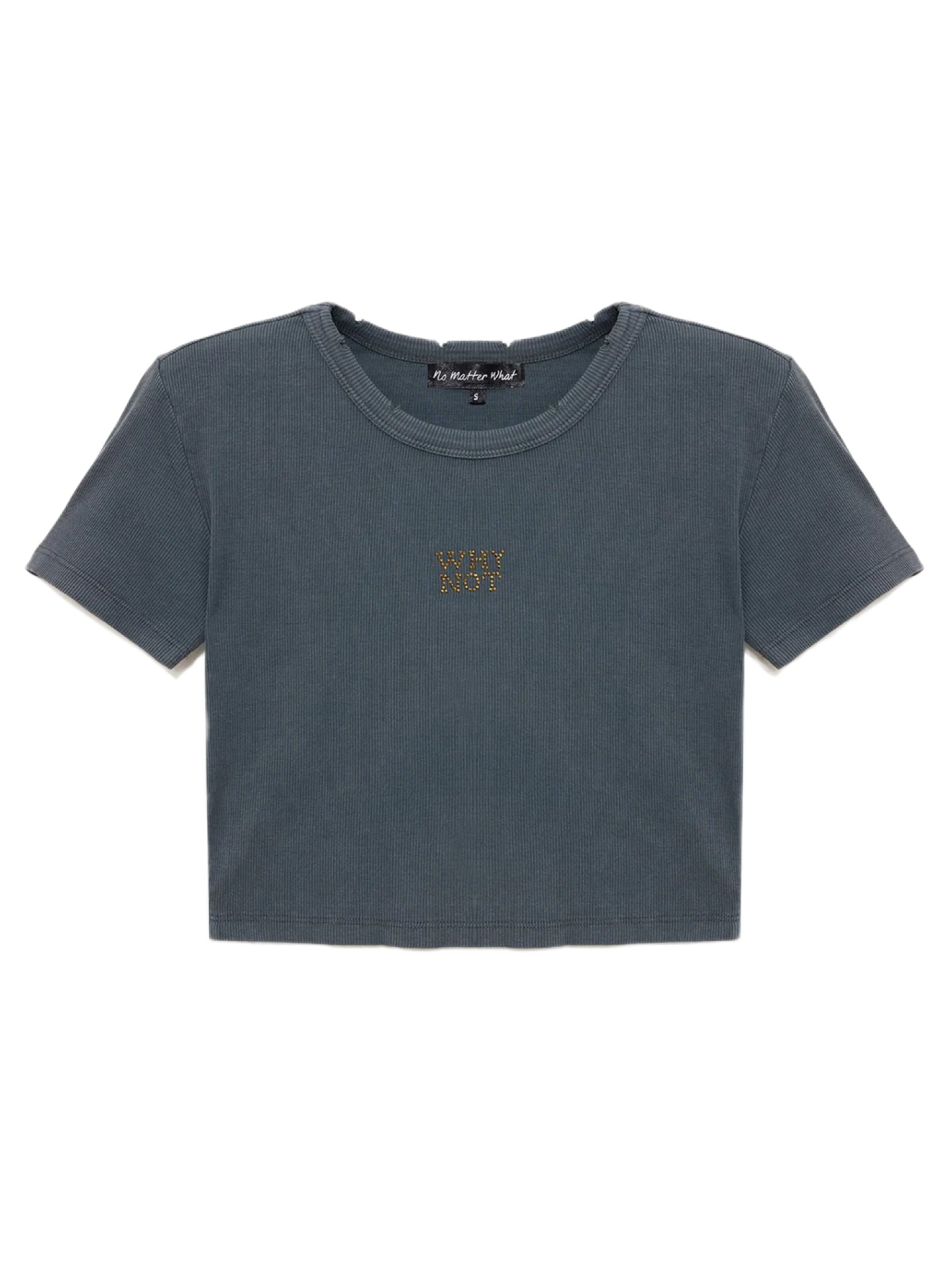 No Matter What Shirt in Grey: front