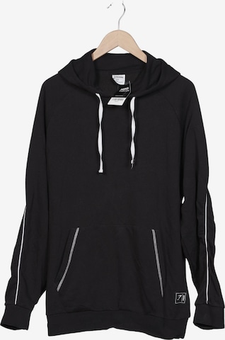 GYMSHARK Kapuzenpullover L in Schwarz: Vorderseite