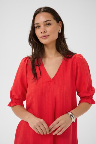 Kaffe Jurk 'KAPaulina' in Rood