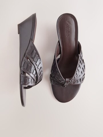 Next Pantolette 'Forever Comfort' in Braun
