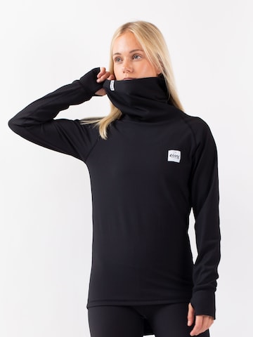 T-shirt fonctionnel Eivy en noir : devant