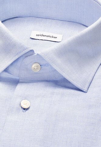 Coupe regular Chemise SEIDENSTICKER en bleu