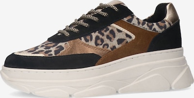 MANFIELD Sneaker in 36 in beige / braun / schwarz, Produktansicht