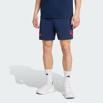 Regular Pantalon de sport 'France Travel' ADIDAS PERFORMANCE en bleu : devant