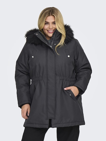 ONLY Carmakoma Winter Parka 'IRENA' in Grey: front