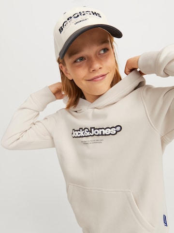 Jack & Jones Junior Sweatshirt 'VESTERBRO NEWTON' i beige