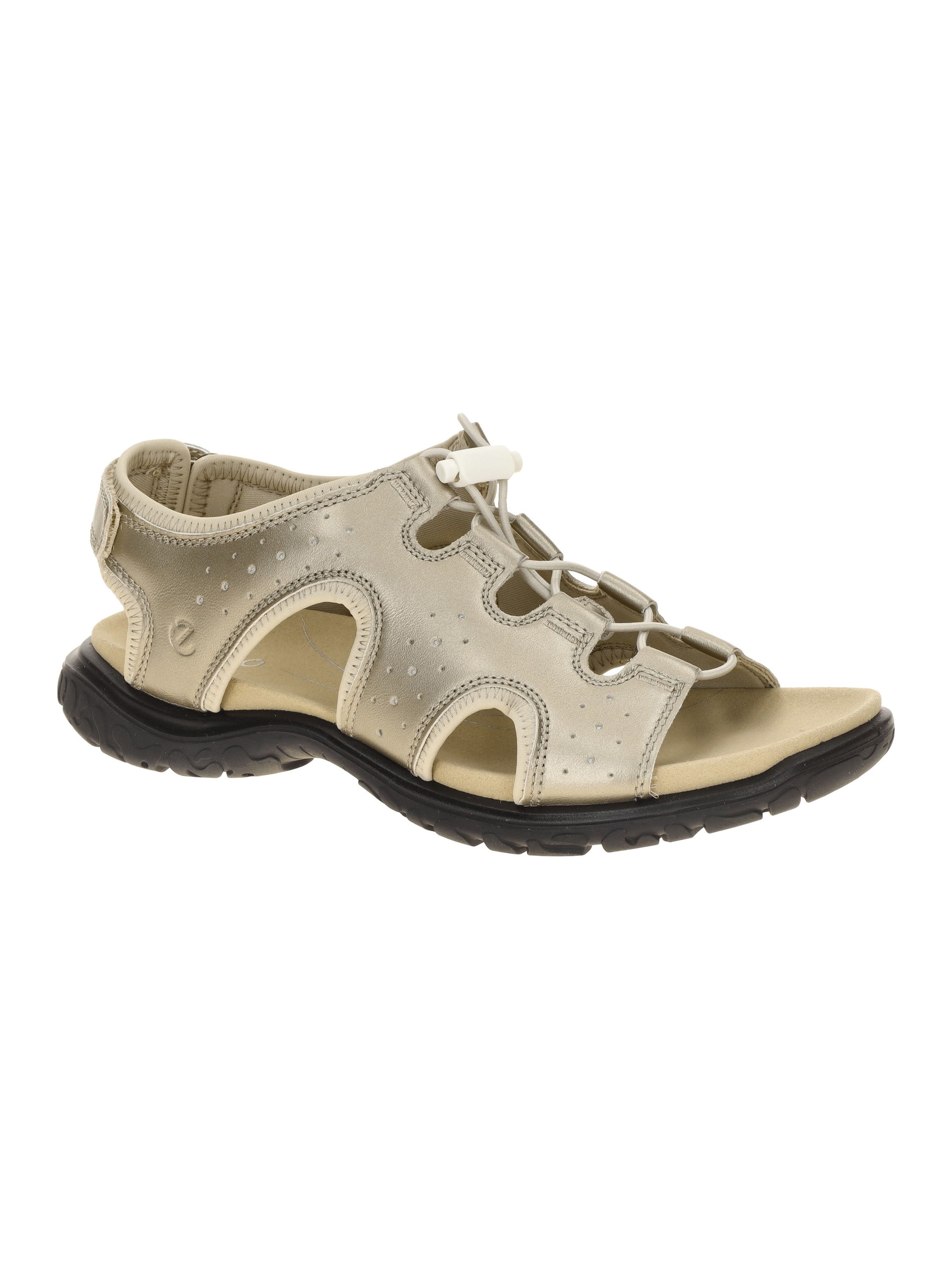 ECCO Sandale 'Ecco Offroad Roam Sandale grau beige metallic Fisherman 853313'‌ in Grau: Vorderseite