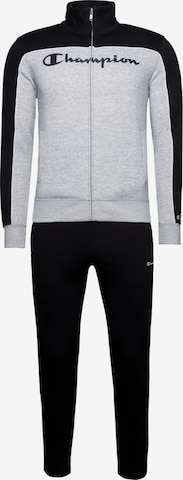 Champion Authentic Athletic Apparel Tracksuit in Grey: front