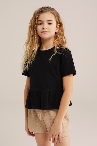 WE Fashion Футболка в Черный: спереди