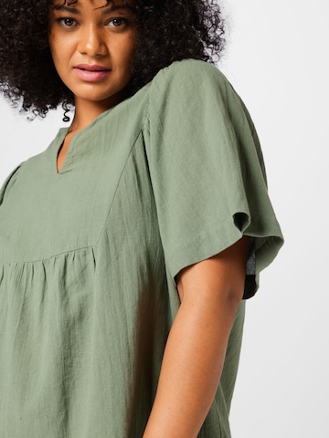 Vero Moda Curve Bluse 'GIANA' in Grün