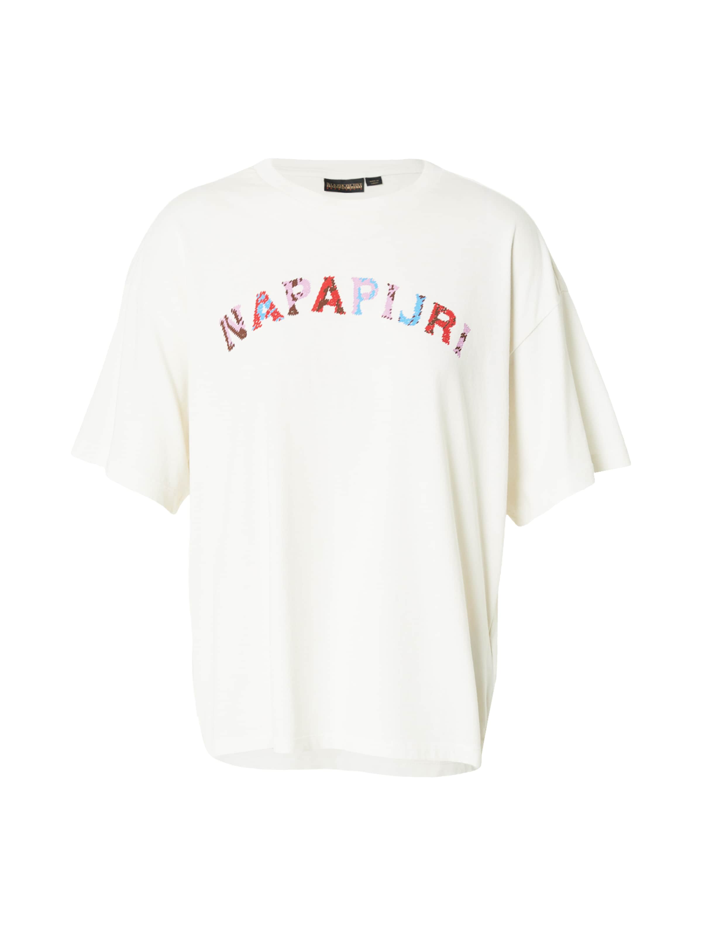 NAPAPIJRI - Camiseta 'S-HYTTE' en blanco: frente