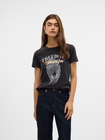 T-shirt 'VMVASTA' VERO MODA en noir : devant