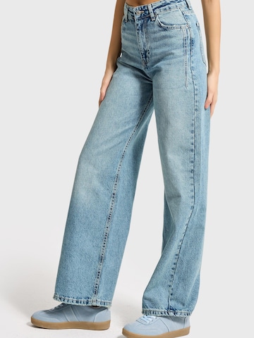 IT'S BASIC Wide leg Jeans 'Olea Wide High Rise Jeans' in Blue