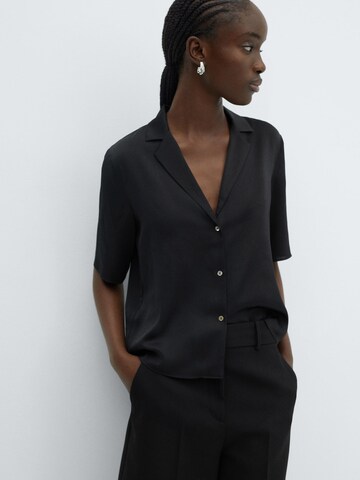 MANGO Blouse 'SASSA' in Black: front