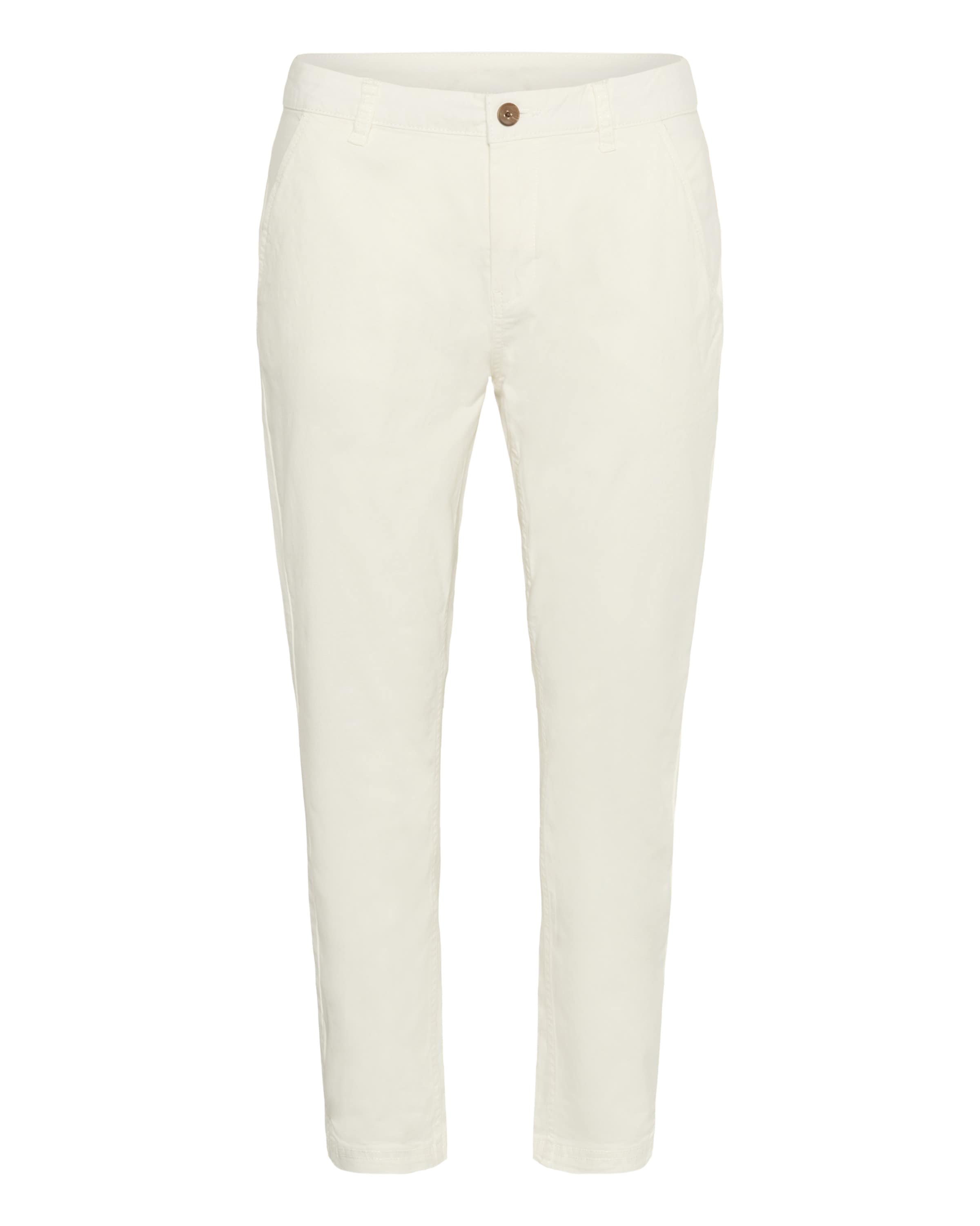 CULTURE Lærredsbukser 'Brita' i hvid: forside