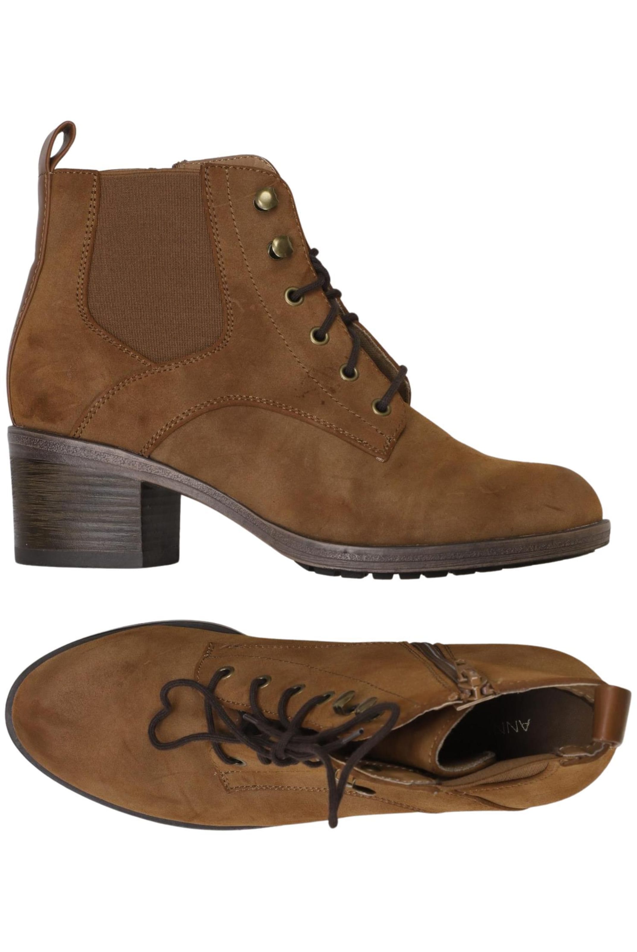 Anna Field Dress Boots in 39 in Brown: front