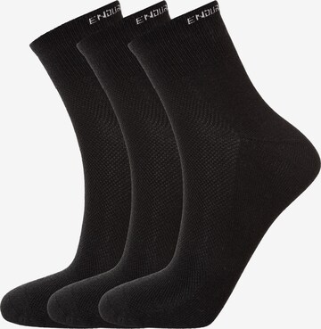 ENDURANCE Athletic Socks 'Alcudia' in Black: front