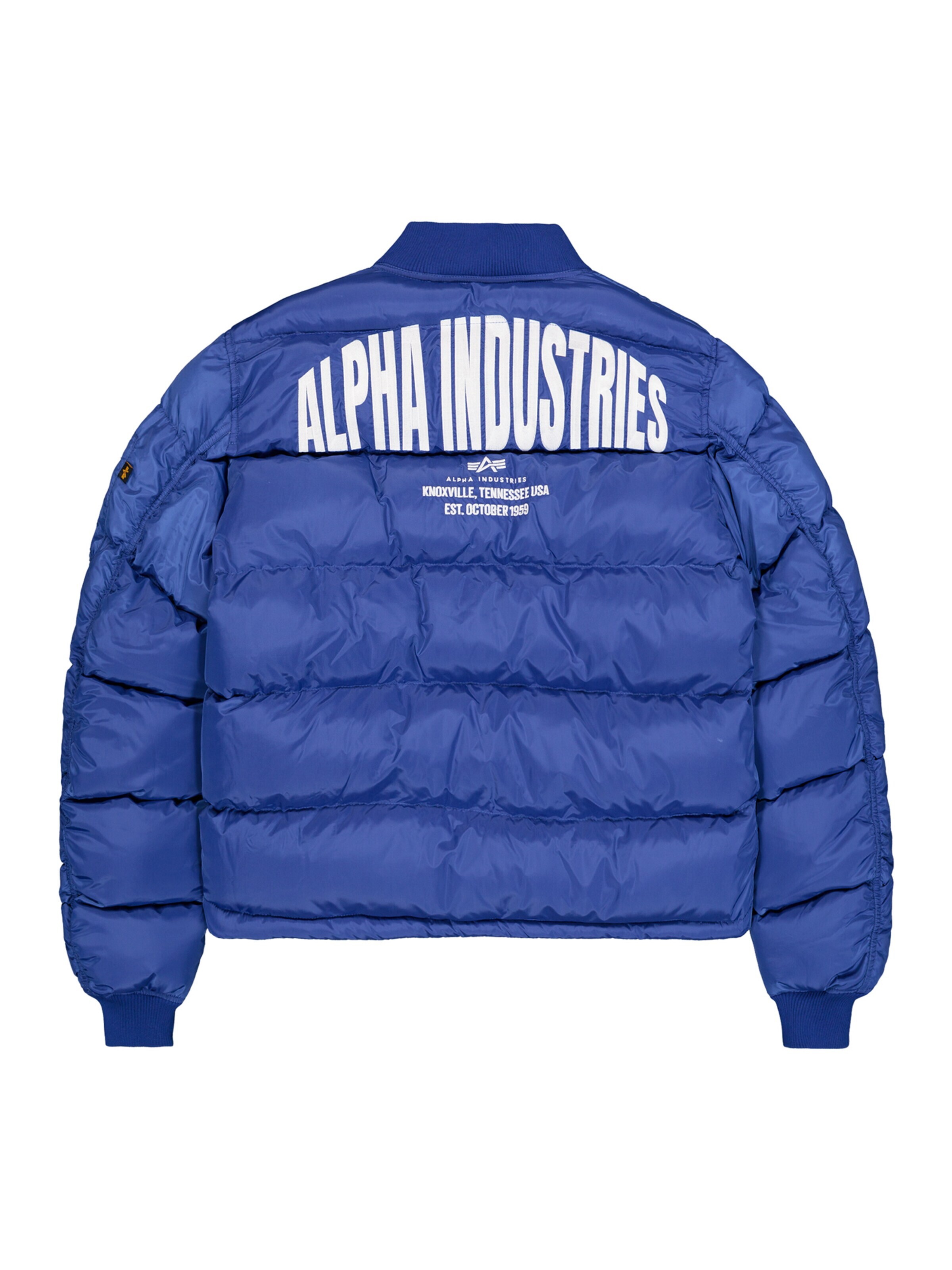 ALPHA INDUSTRIES Winter Jacket 'MA-1' in Blue