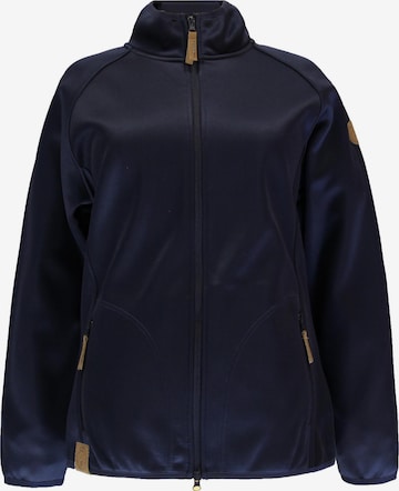 Gipfelglück Athletic Fleece Jacket 'Tamara' in Blue: front