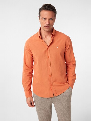 Williot Regular fit Overhemd 'Bibianna' in Oranje: voorkant