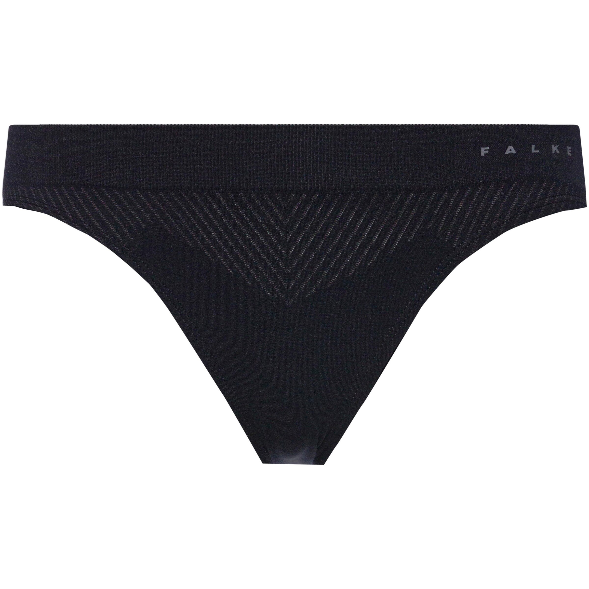 FALKE Slip 'Warm' in Schwarz: Vorderseite