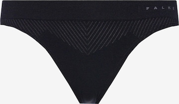 FALKE Slip 'Warm' in Schwarz: Vorderseite