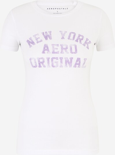 AÉROPOSTALE Koszulka 'JUN' w kolorze bladofioletowy / białym, Podgląd produktu